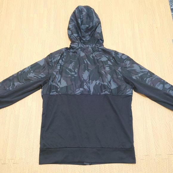 The North Face Jacket Men's Medium Camouflage Black Green Full Zip Hoodie - Picture 7 of 15